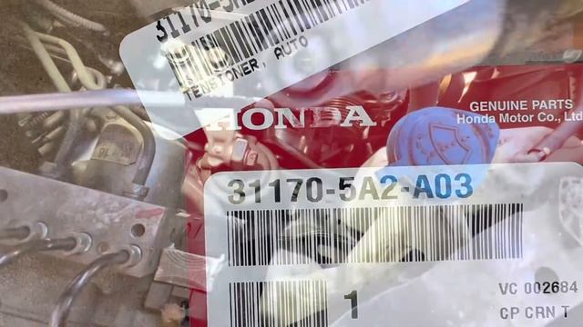 Honda Accord Belt Tensioner Replacement 2014-2017 смотреть онлайн