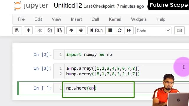 #5 Numpy Python Tutorial: Where Function() with Arrays in 2020 | Hindi/Urdu смотреть онлайн