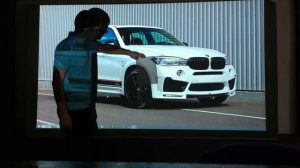 Ткань для проектора VS белого полотна!