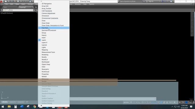 AUTOCAD - CREATE PERSONAL WORKSPACE DISPLAY SETTINGS/ARCHITECTURE CLASSIC MISSING IN 2015 - 2016 смотреть онлайн