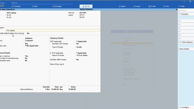 Tally Add On : Display Stock Item Remarks In Voucher Entry in Tally Prime Software. смотреть онлайн