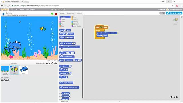 Introduction to Scratch - Catch that fish смотреть онлайн