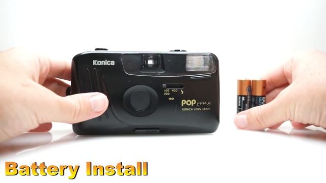 Konica POP EFP-8 - Point and Shoot Film Camera смотреть онлайн
