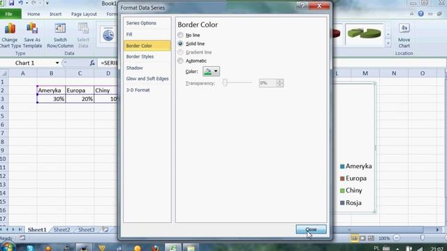 [Kurs Microsoft Excel 2010] JAK ZROBIĆ WYKRES KOŁOWY ? смотреть онлайн