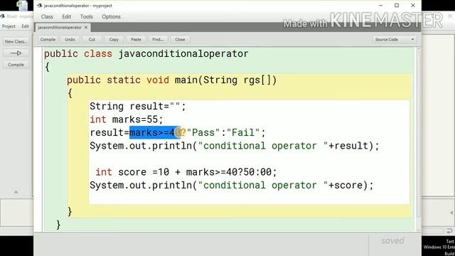 Conditional operator java смотреть онлайн