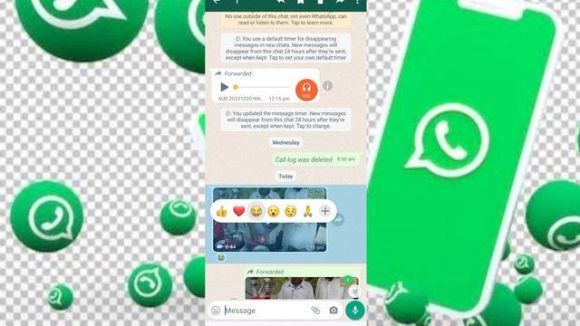 How to Use WhatsApp Reactions | WhatsApp Message Reaction смотреть онлайн