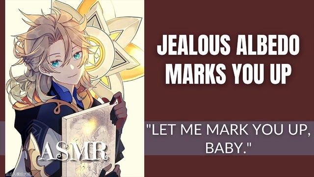 Jealous Albedo gives you love bites - Albedo x Listener - Genshin Impact ASMR смотреть онлайн