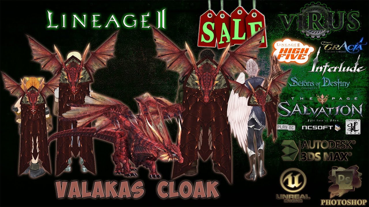 New Valakas Cloak. LINEAGE II. GraciaFinal-GoD  ◄√i®uS►