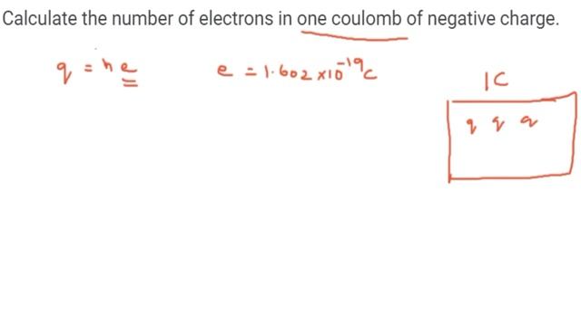 Calculate the number of electrons in one coulomb of negative charge. Tamil смотреть онлайн