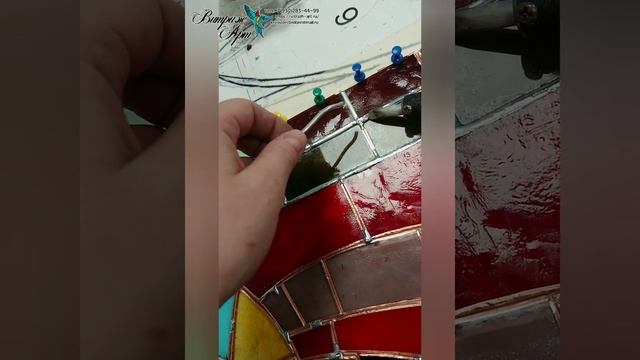 Витраж Тиффани.Абстрактный орнамент. смотреть онлайн