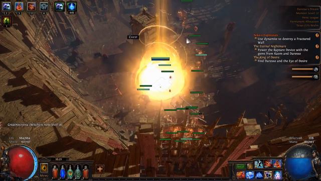 Path of Exile Heist with LD7, Necromancer Build Kaom and Daresso Boss Fights (EP12) смотреть онлайн