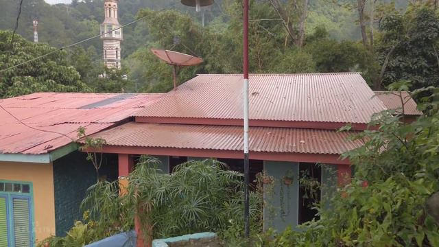 Rainy Walk In Lake Toba Indonesia, Batak Tribe Life In North Sumatra