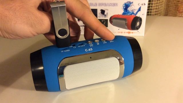 Портативная колонка радио mp3 Bluetooth C65 смотреть онлайн