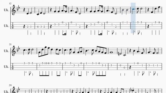 Ukulele Tab: How to play Test Drive (How to Train Your Dragon) by John Powell смотреть онлайн