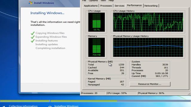 Установка windows 7 build 7600 SP0 смотреть онлайн