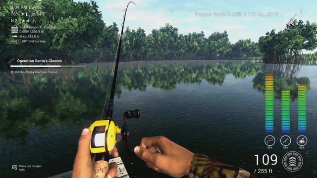 Operation Santa’s Glasses - Unlucky Krampus Tarpon - Everglades - Fishing Planet смотреть онлайн