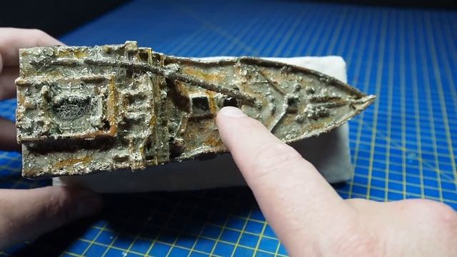 TITANIC WRECK discovered by submarine DIORAMA/ How to make/ DIY смотреть онлайн