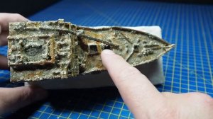 TITANIC WRECK discovered by submarine DIORAMA/ How to make/ DIY