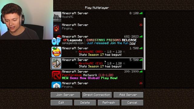 Top 5 Minecraft UHC Servers In 2023! [1.8 - 1.20+] | NO PREMIUM SERVER