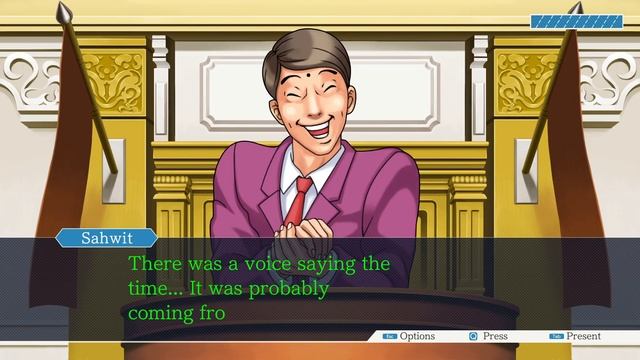 Phoenix Wright: Ace Attorney Trilogy Case 1: The First Turnabout (Walkthrough)