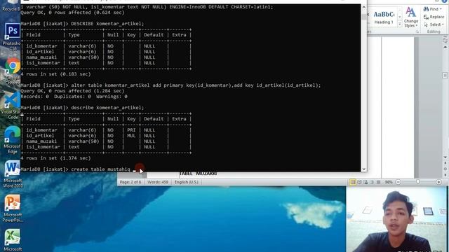 membuat tabel di dalam database dan mengkoneksikan ke aplikasi izakat (tugas UAS) смотреть онлайн
