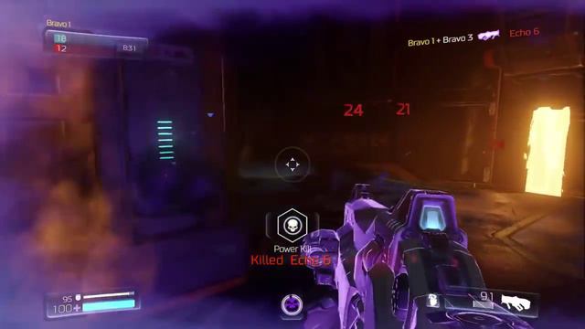 DOOM Multiplayer Alpha Gameplay Footage смотреть онлайн