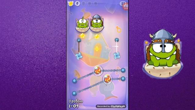 Прохождение Cut the Rope: Time Travel - 1. Средние Века - Все Уровни [3 Звезды] смотреть онлайн