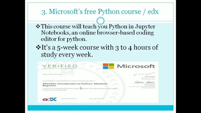 Top 8 Platform Offers Free Python Certification Course online смотреть онлайн