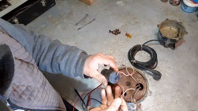 Дренажный,погружной насос не работает.drainage Pump.