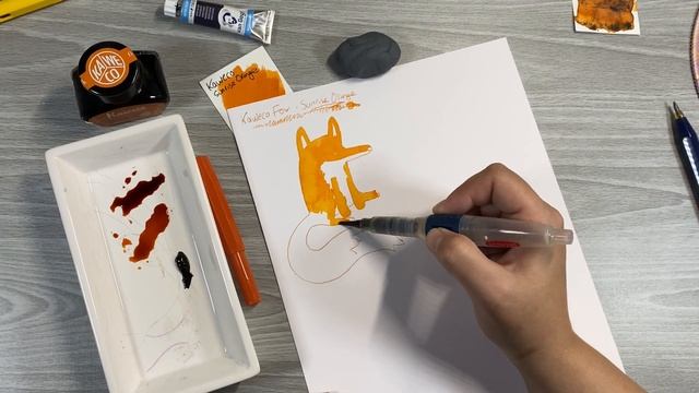 What happens ✨ when ink sparks creativity? Kaweco FOX & Sunrise Orange Ink смотреть онлайн