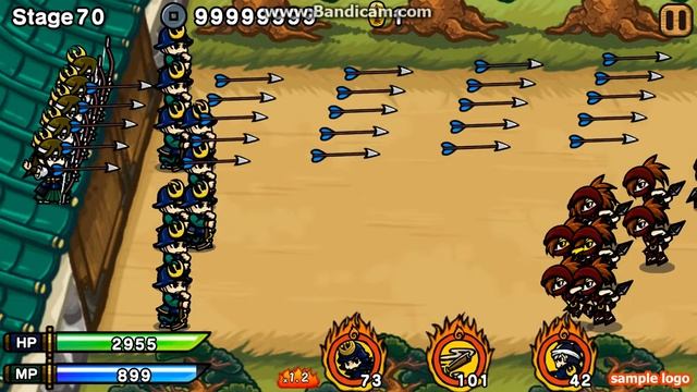 Samurai Defender level 70 with HP 3000 and MP 1000 смотреть онлайн