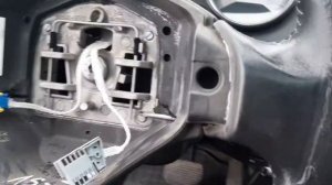 Снятие руля, подушки безопасности ( airbag ) Peugeot 308