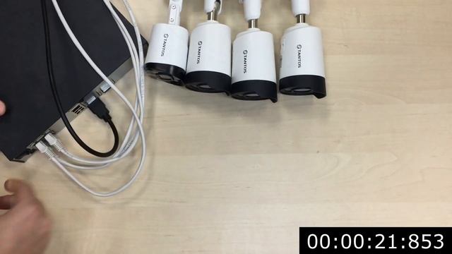 Как подключить 4 Ip видеокамеры не напрягаясь #ipcamera #видеонаблюдение #видеорегистратор #обзор