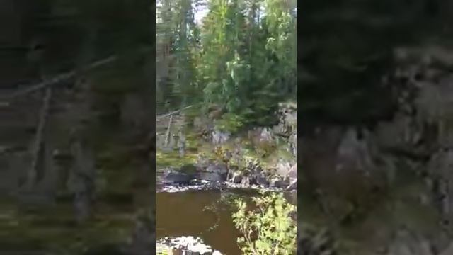 КАРЕЛИЯ РАВНИННЫЙ ВОДОПАД "КИВАЧ"(1) смотреть онлайн