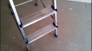 Обзор алюминиевой стремянки 3 ступени Сибертех