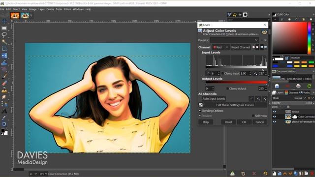 Turn Any Photo Into a Cartoon in GIMP смотреть онлайн