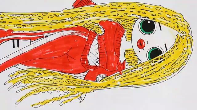 Drawing L.O.L. Surprise O.M.G. Fashion Doll, Swag. Sparkle Lol O.M.G. Swag Doll