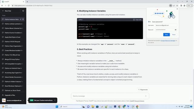 How to get instance variables in Python смотреть онлайн