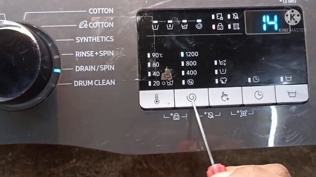Samsung Frontload Washing Machine Inverter Pcb Circuit Selector Switch& Programing Switch Not Work