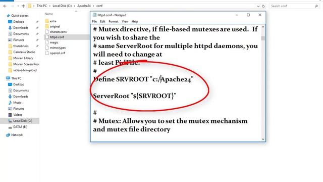 Apache Web Server on Windows 10 смотреть онлайн