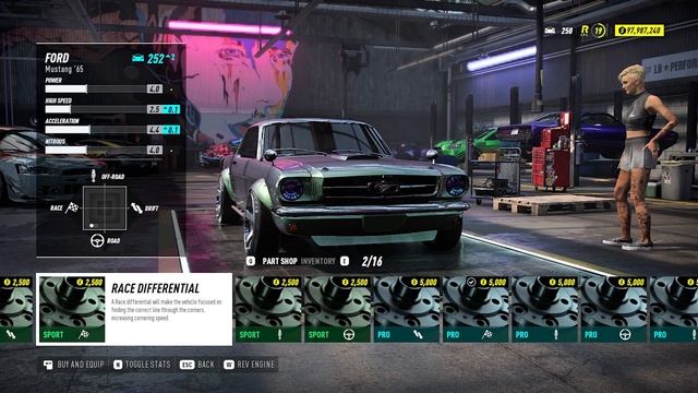 Rebulding Ford Mustang 65 - Need for Speed™ Heat | Logitech g29 gameplay, 8k ultra hd смотреть онлайн