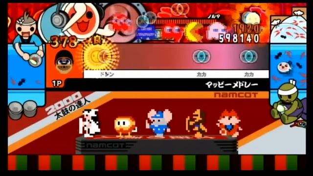 Taiko no Tatsujin Wii 2 Mappy Medley смотреть онлайн