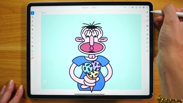 Illustrator iPad Pro tutorial en Español смотреть онлайн