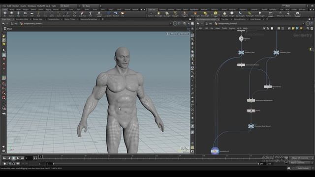 Houdini KineFX 101: Rigging From Scratch, Binding Skin to bones, Simple Constraints смотреть онлайн