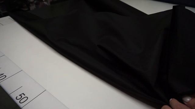 Плащевая ткань Paco Rabane черная плотная BEPR-577 смотреть онлайн