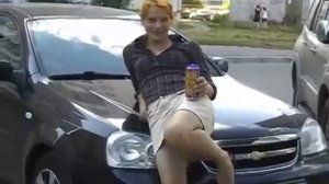 алёна, сучка, шмара ты, бичевка пьяная рыжая ориг