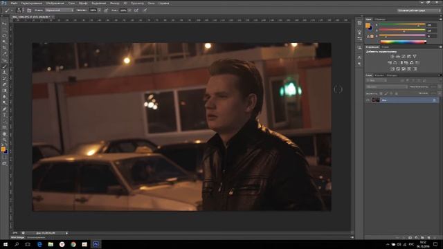 У7 киношная цветокоррекция в фотошоп (photoshop) смотреть онлайн