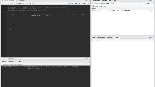 RStudio: Encoding Categorical Variables смотреть онлайн