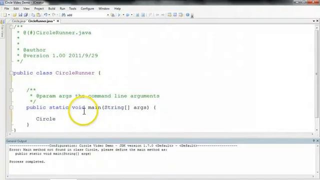 Introduction to Classes 1/8 - Circle Class Design смотреть онлайн