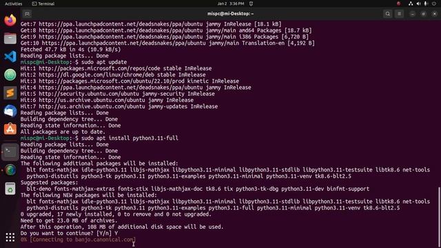 How to install Python 3.11 on Ubuntu 22.04 LTS | Linux | IDLE (Python 3.11) [2023] смотреть онлайн